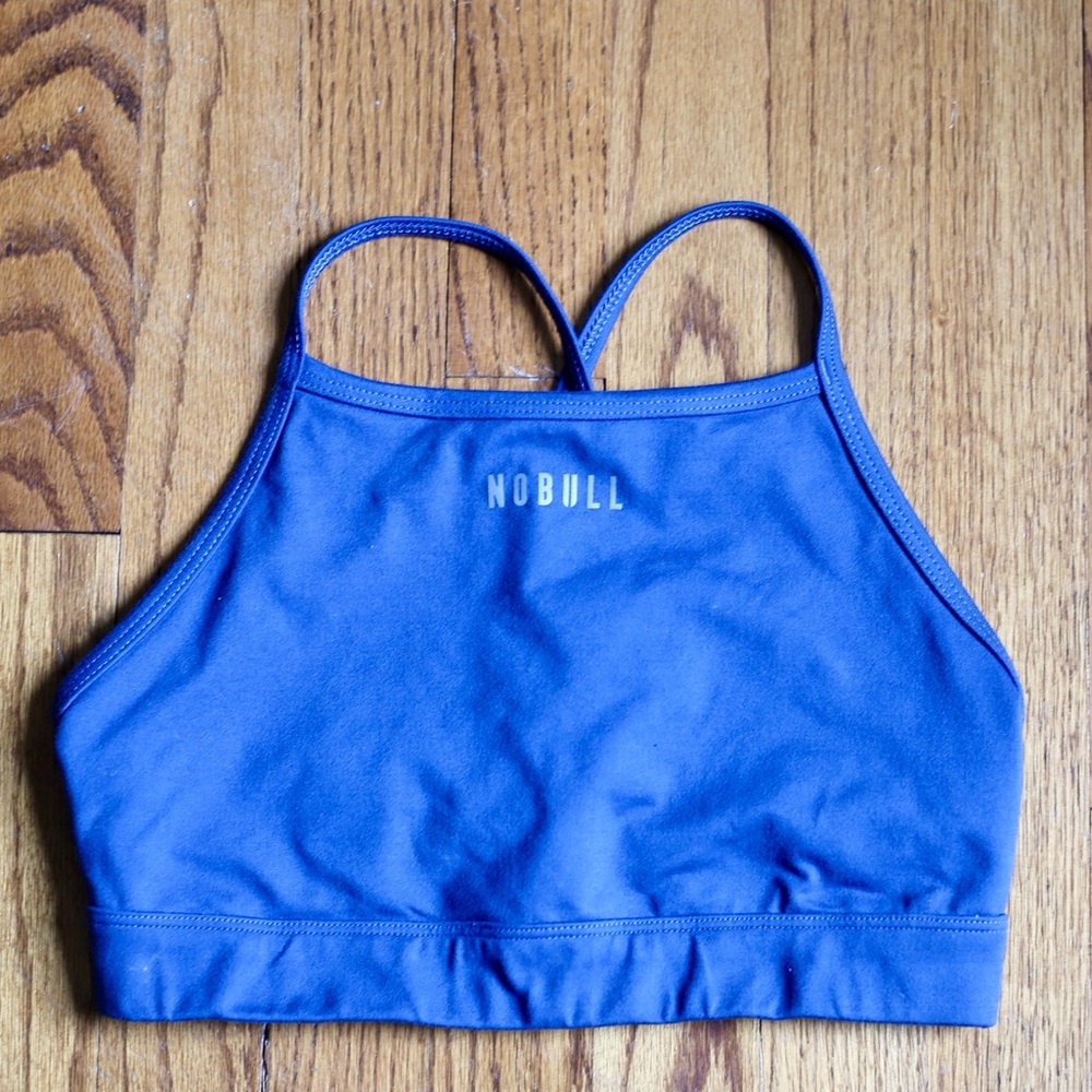 NOBULL Royal Blue Strappy Sports Bra